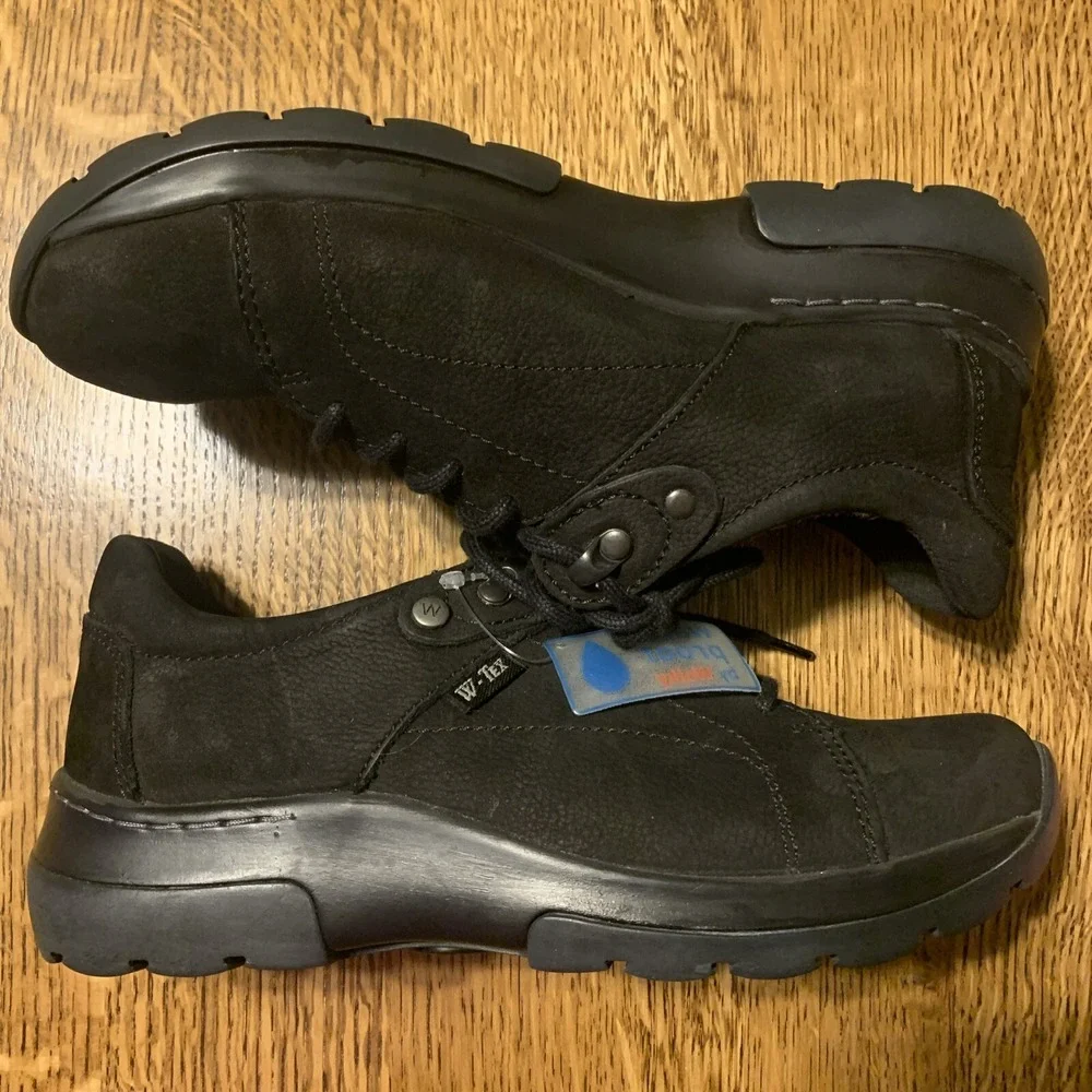 Women's‎ Wolky Cajun WR Walking Shoe Sneaker Waterproof Black 37 (6) - Picture 4 of 7